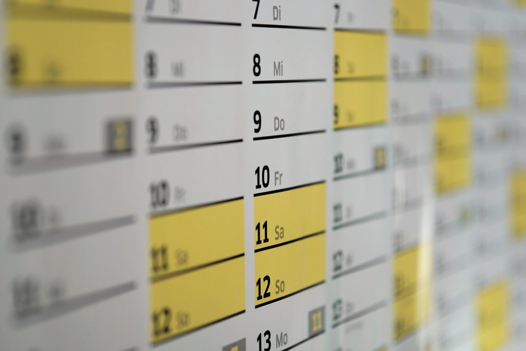 CALENDARIO SCOLASTICO